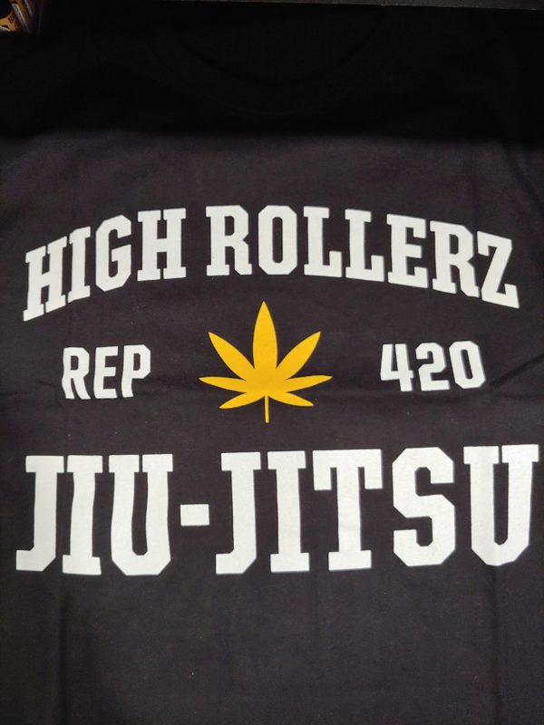 High Rollerz Jiu-Jitsu T-Shirt - Black