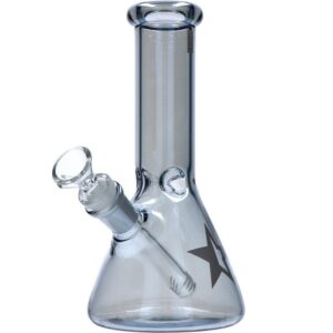 Famous Design Beaker 8" Water Pipe - CHROME