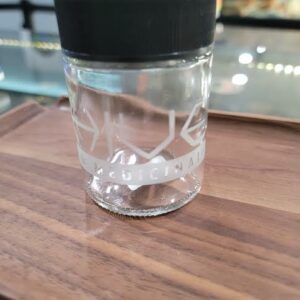 Hive Medicinal Glass Stash Jar - Blasted Glass