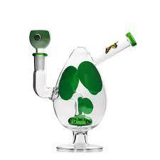 Hemper 6.5" Spotted Egg Water Pipe - Green