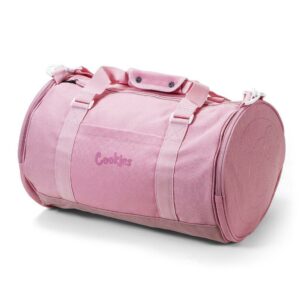 Cookies Embroidered Duffle Bag - Pink