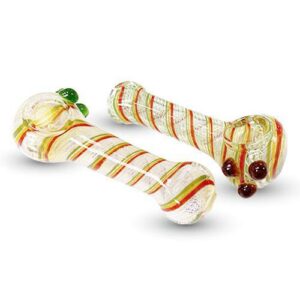 4.5" Spiral Worked Hand Pipe - Assorted Designs