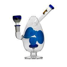 Hemper 6.5 Spotted Egg Water Pipe - Blue