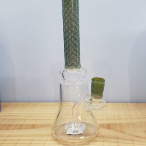9" Water Pipe - Green Bubbles