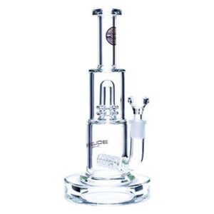 Bougie Glass - 10" Water Pipe w/ UFO Perc & Inline Perc